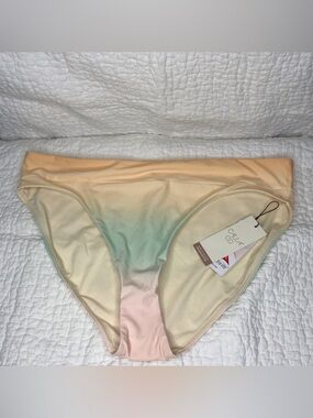 CALIA by Carrie Underwood Ombre Wide Band Bikini Bottom Size XXL